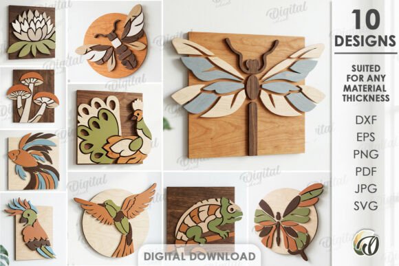 3D Mosaic Wall Art Bundle Laser Cut: A Strategic Tool for Creative Branding and Interior Design