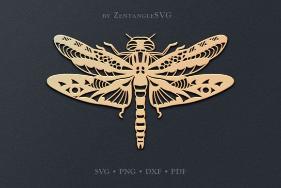 Dragonfly SVG Paper Cut Laser Cutting