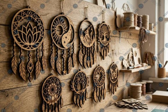 Dream Catcher Wall Decor Bundle SVG