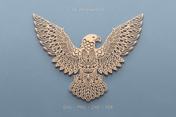 Eagle SVG Paper Cut Laser Cutting Digital Template