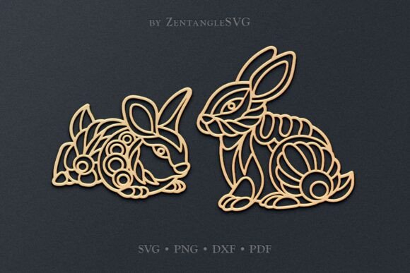 Easter Bunny Rabbit SVG Laser Cutting: A Digital Template for Intricate Craftsmanship