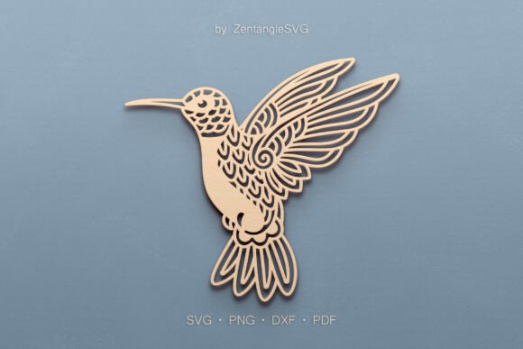 Hummingbird SVG Paper Cut, Laser Cutting