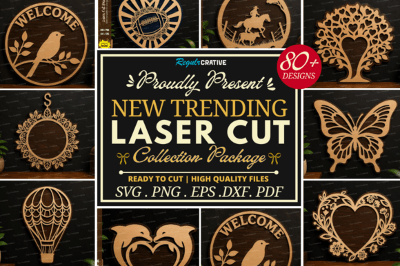 Laser Cut Mega SVG Bundle: Precision Files for Creators