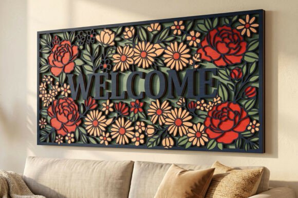 Mastering Dimensional Depth: The Art and Utility of the Welcome 5 Layer Laser Cut SVG