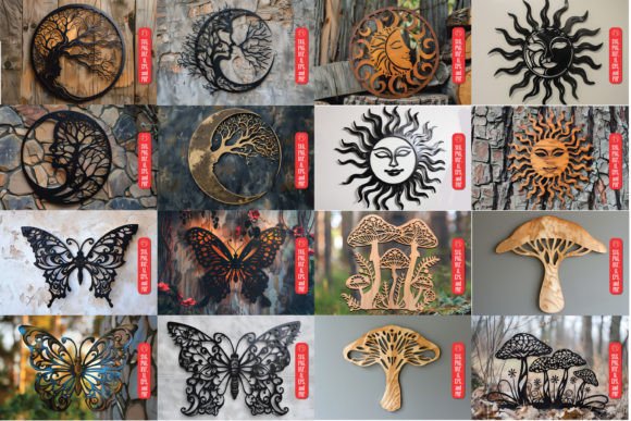 Mystical Decor Laser Cut SVG Mega Bundle: Enchanting Design Possibilities