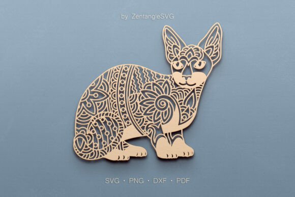 Sphynx Cat SVG Paper Cut Laser Cutting: A Detailed Guide to Digital Templates and Craft Applications