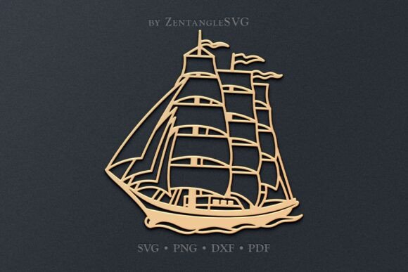 The Art of Nautical Precision: Leveraging Sail Ship SVG Paper Cut Laser Cutting for Modern Creative Workflows