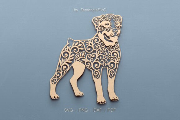 The Art of Precision: Mastering Rottweiler Dog SVG Designs for Laser Cutting and Crafting