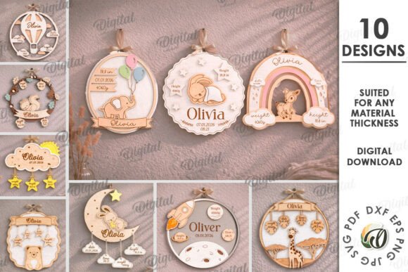 The Evolution of Personalized Home Decor: Why the Baby Name Signs with Birth Stats Bundle is a Strategic Asset for Modern Creators