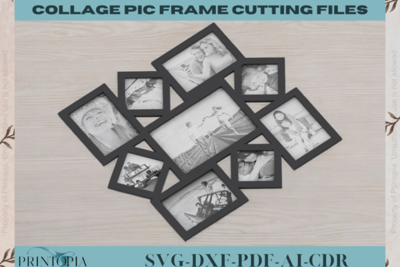 Unlocking Creative Potential with Collage Frame Design Laser Cutting 092